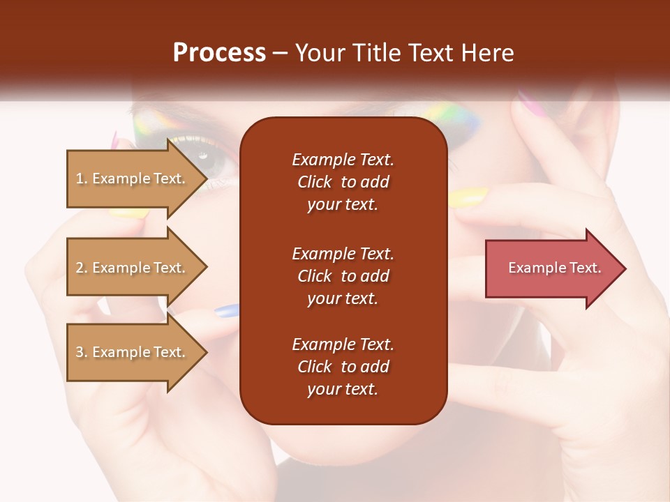 Beach Parent Daughter PowerPoint Template