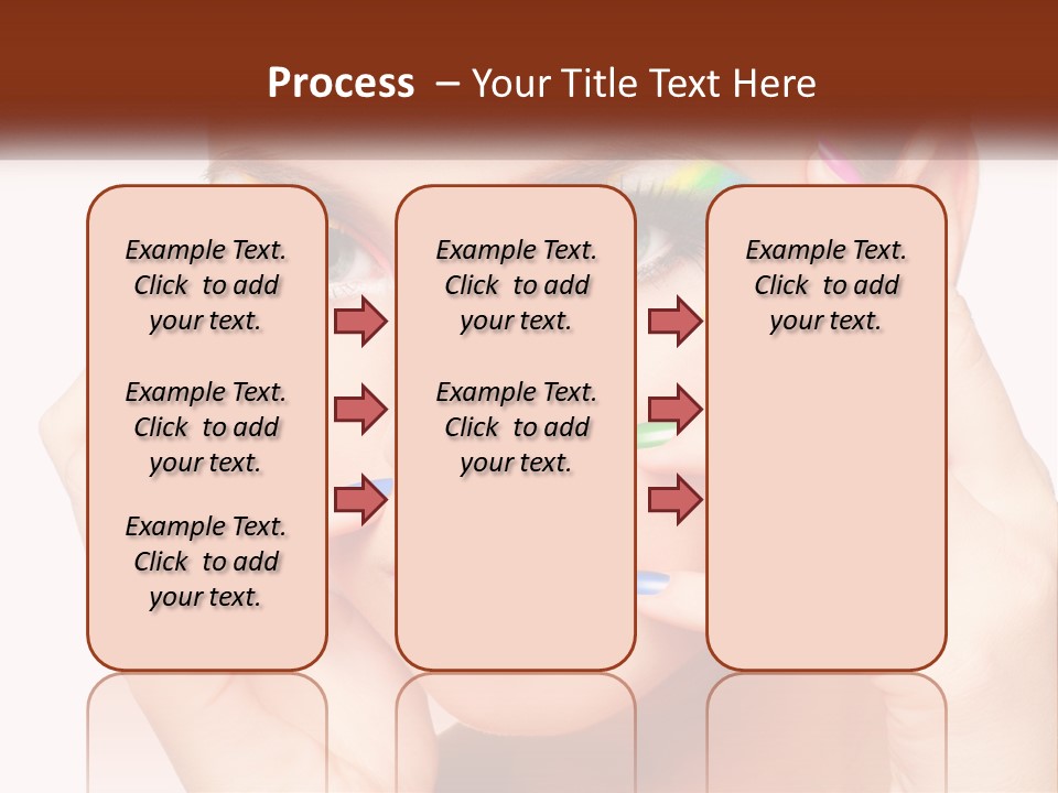 Beach Parent Daughter PowerPoint Template