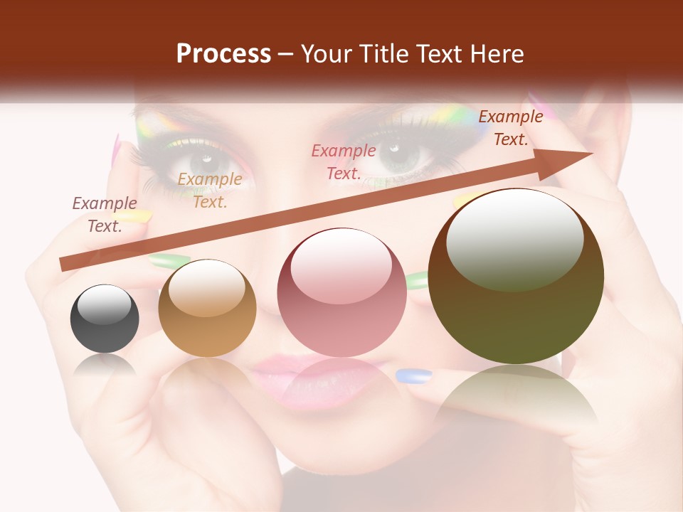 Beach Parent Daughter PowerPoint Template