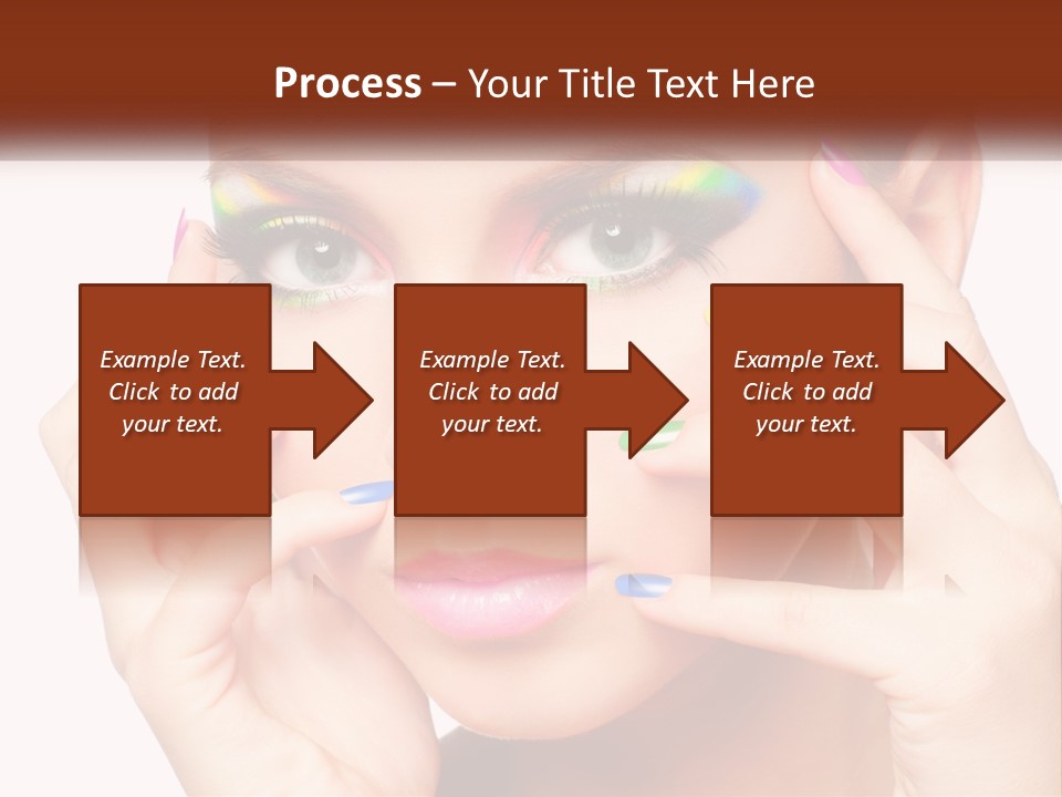 Beach Parent Daughter PowerPoint Template