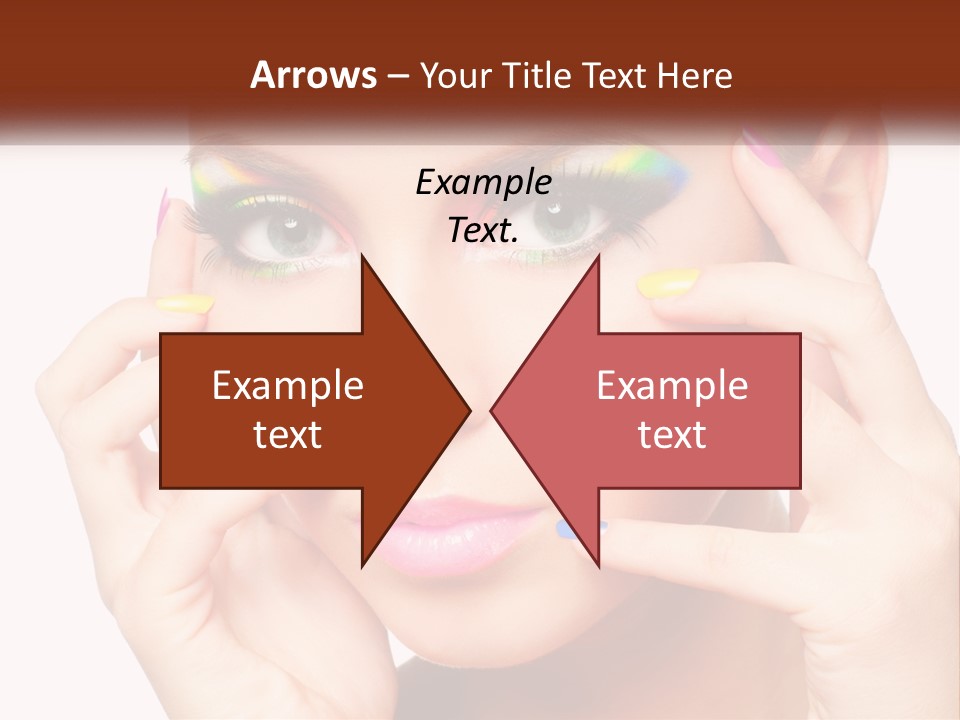 Beach Parent Daughter PowerPoint Template