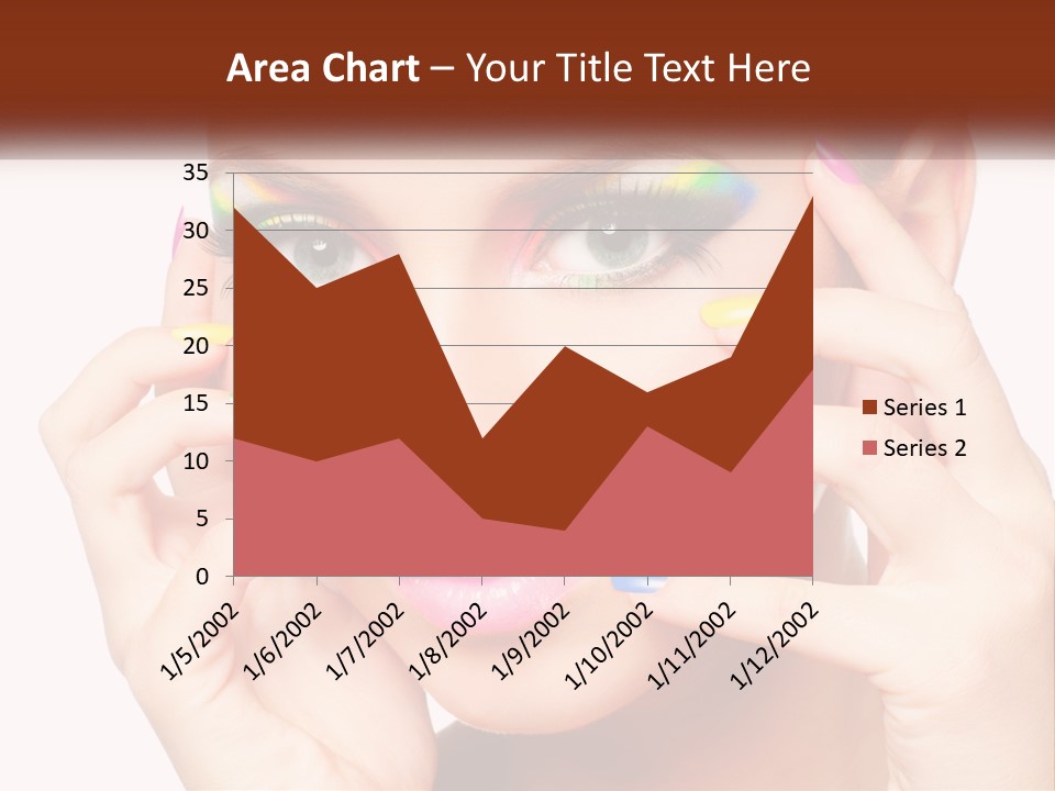 Beach Parent Daughter PowerPoint Template