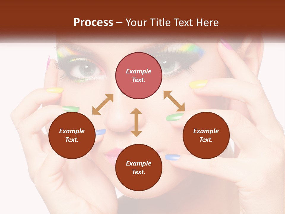 Beach Parent Daughter PowerPoint Template