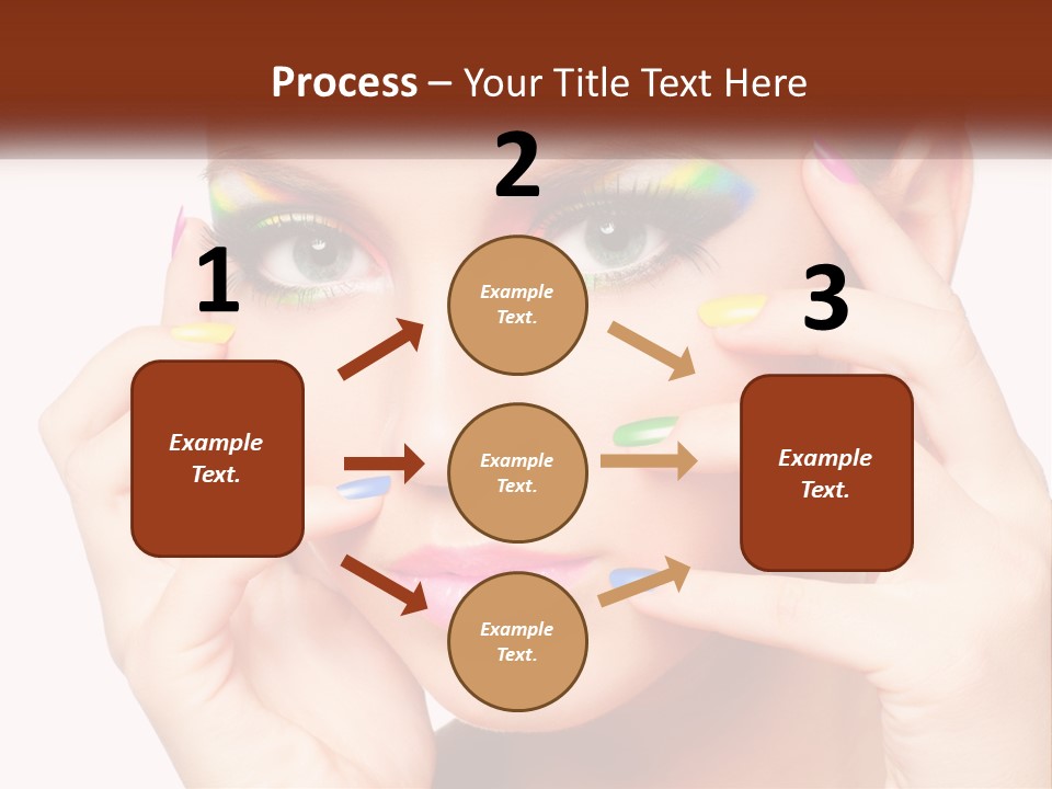 Beach Parent Daughter PowerPoint Template