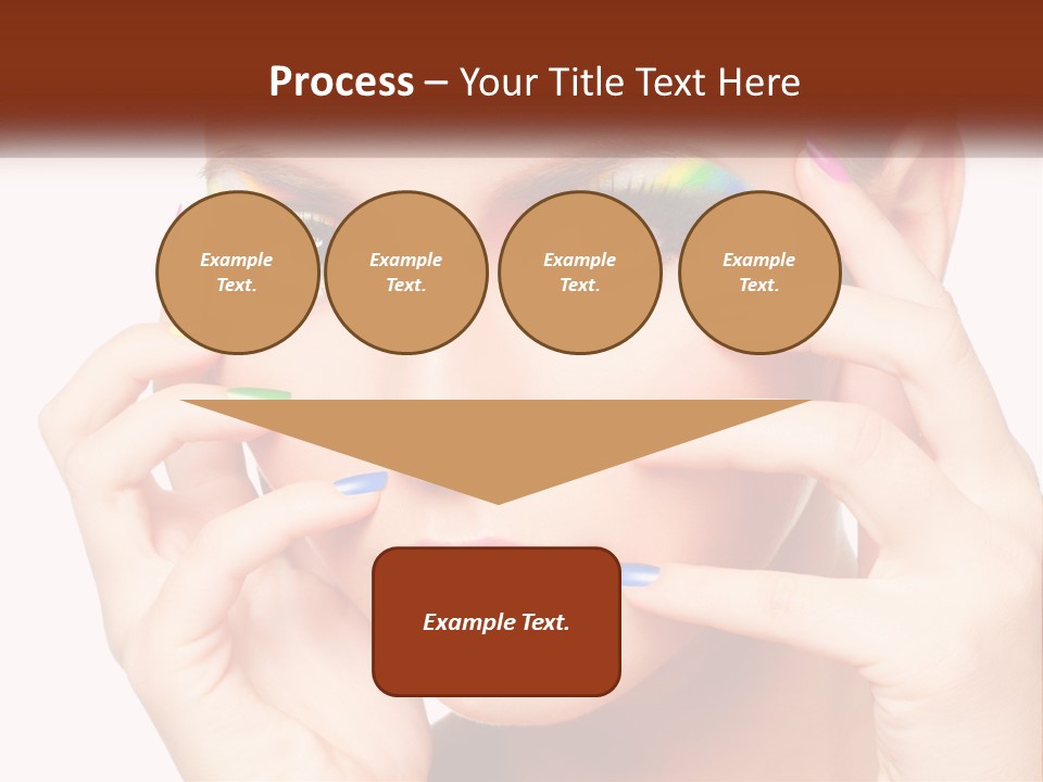 Beach Parent Daughter PowerPoint Template