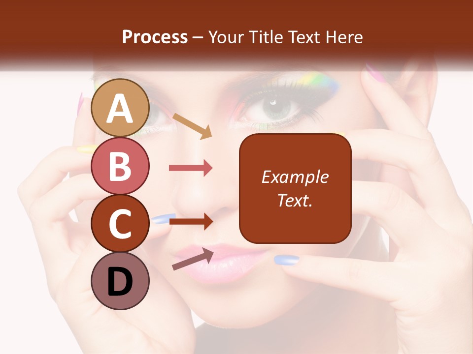 Beach Parent Daughter PowerPoint Template