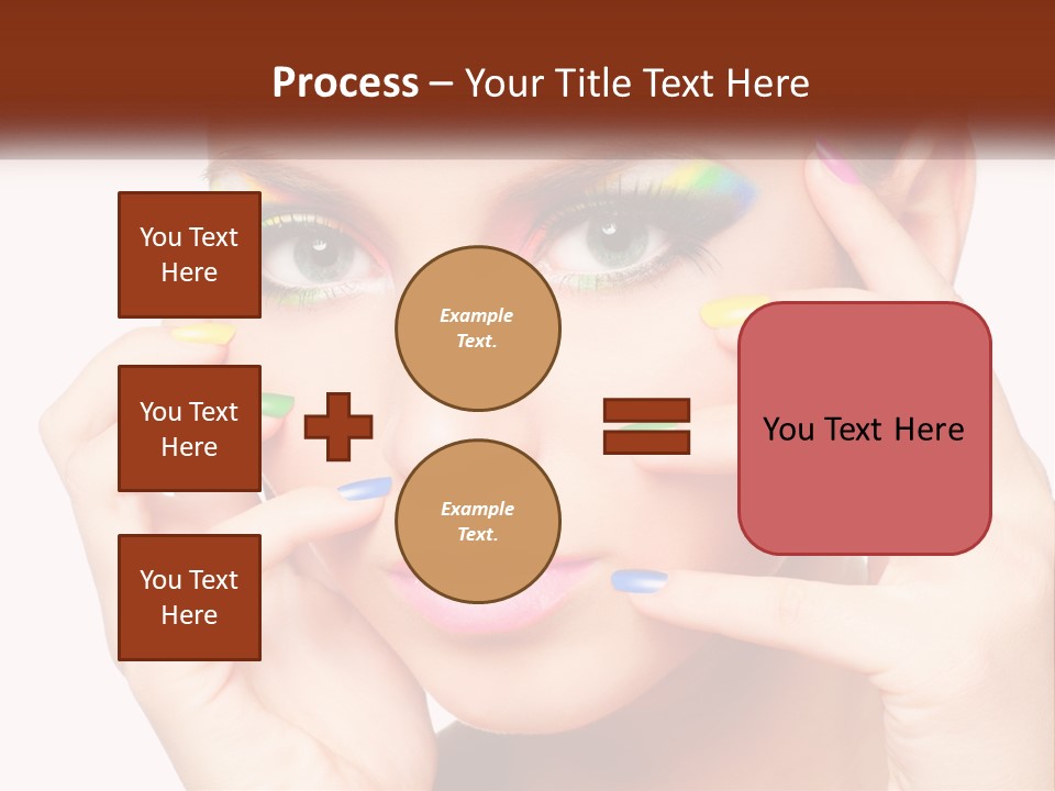 Beach Parent Daughter PowerPoint Template