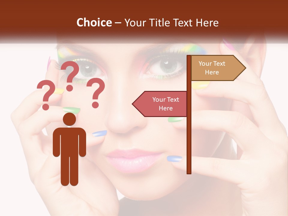 Beach Parent Daughter PowerPoint Template