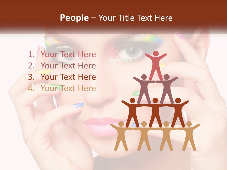 Beach Parent Daughter PowerPoint Template