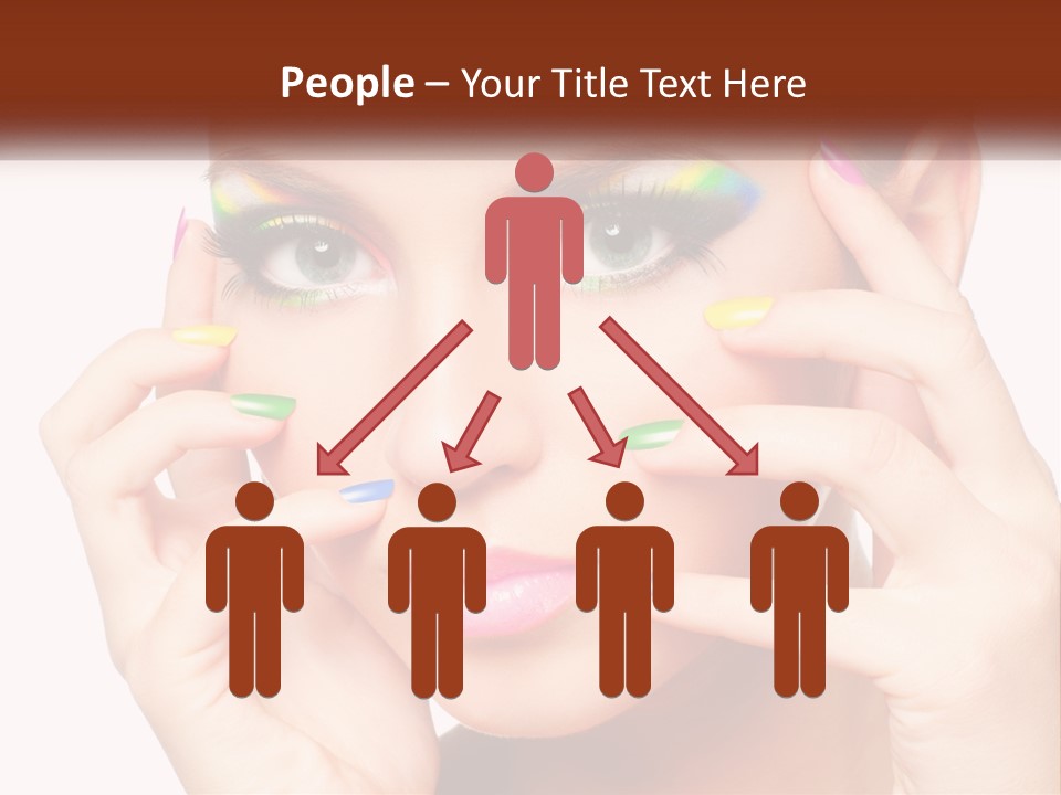 Beach Parent Daughter PowerPoint Template