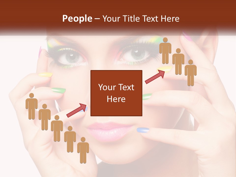 Beach Parent Daughter PowerPoint Template