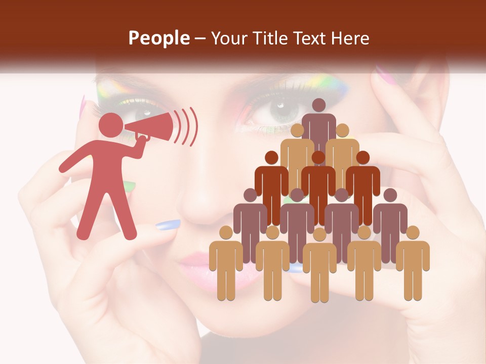 Beach Parent Daughter PowerPoint Template