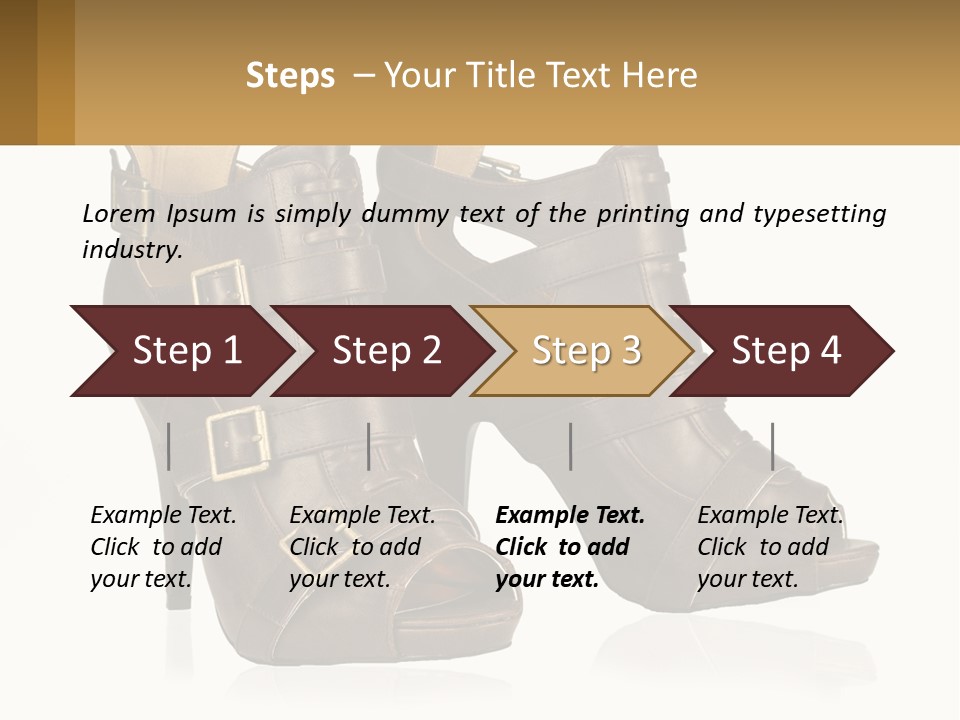 Single Senior Peaceful PowerPoint Template