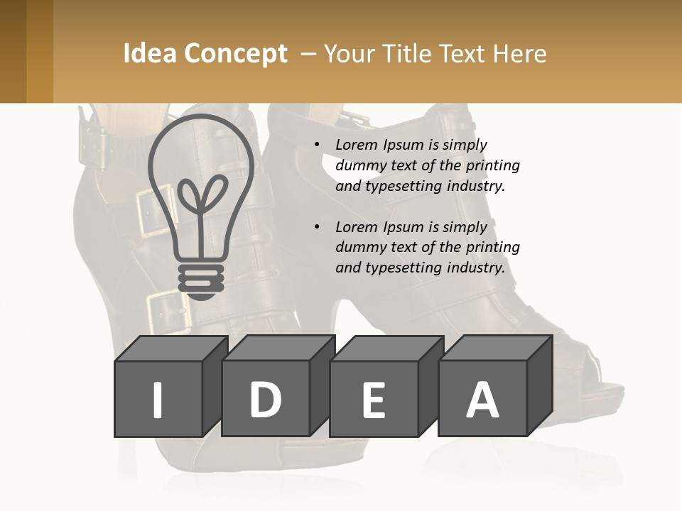 Single Senior Peaceful PowerPoint Template