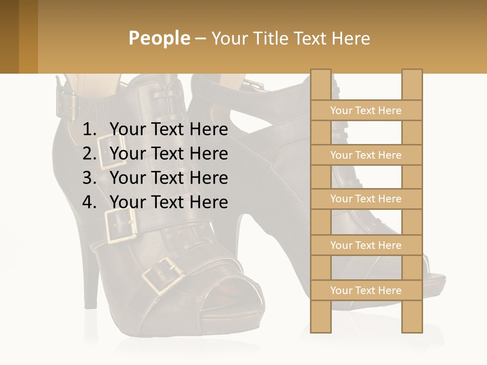 Single Senior Peaceful PowerPoint Template