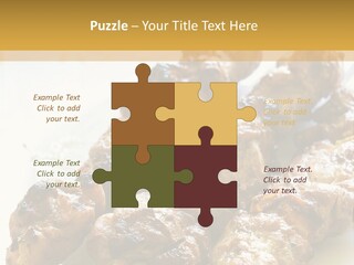 Single Woman Retired PowerPoint Template