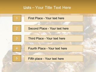 Single Woman Retired PowerPoint Template