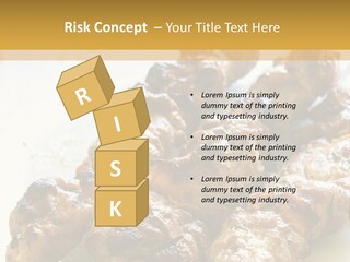 Single Woman Retired PowerPoint Template