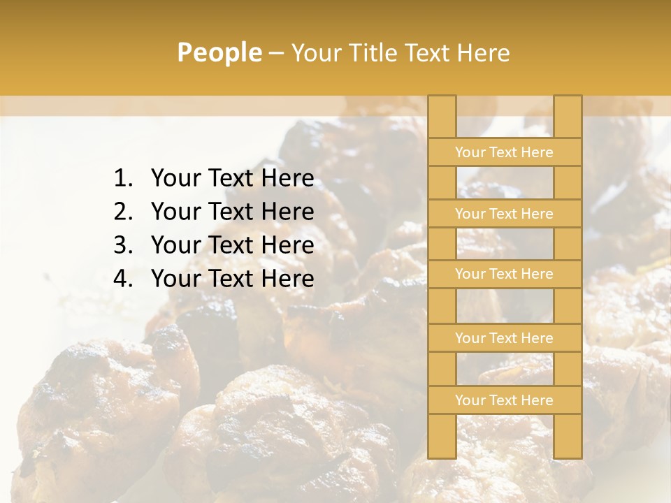 Single Woman Retired PowerPoint Template