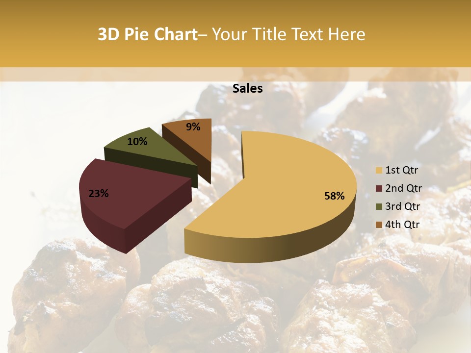 Single Woman Retired PowerPoint Template
