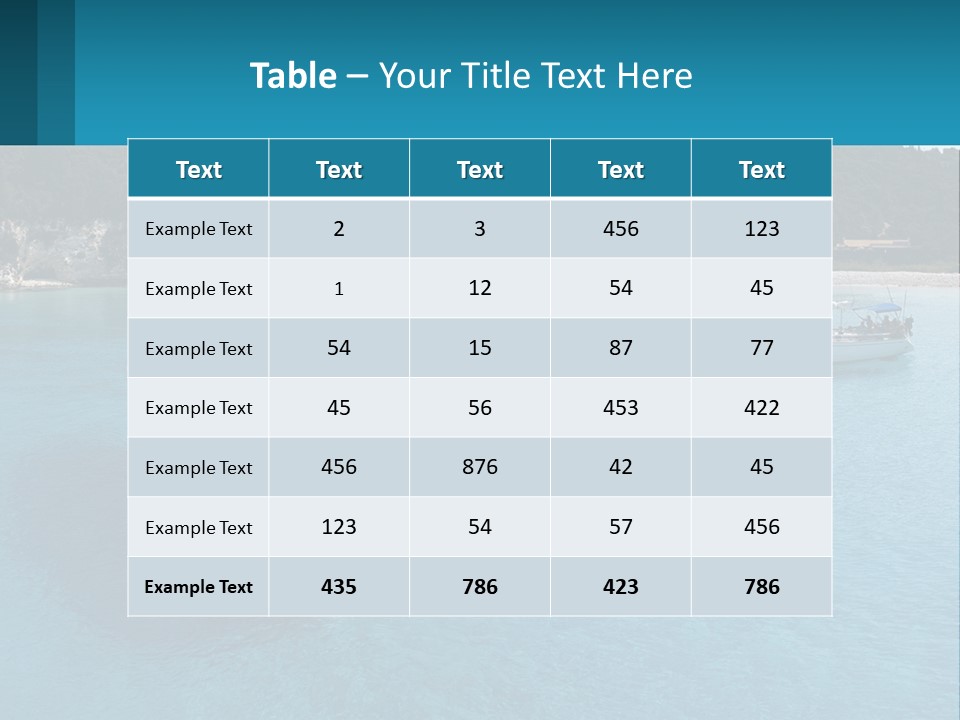 Mother Beach Coastal PowerPoint Template