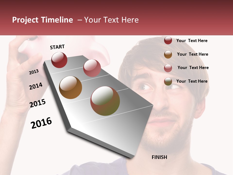 Sunrise Coast Pensioner PowerPoint Template