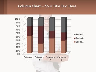 Sad Retired Standing PowerPoint Template