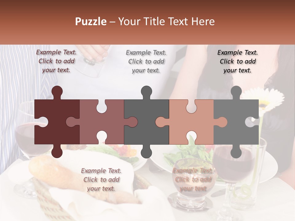 Water White Senior PowerPoint Template