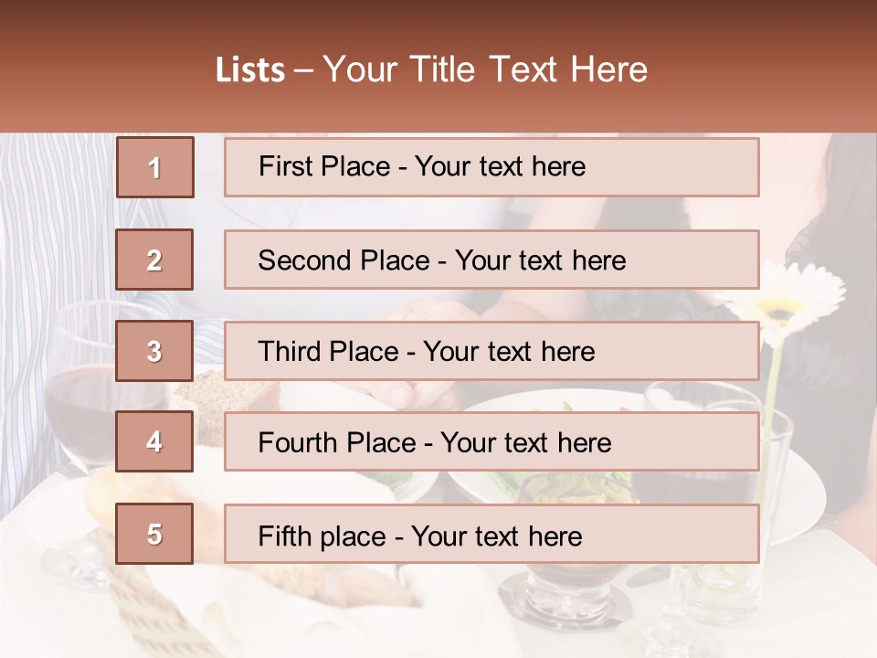 Water White Senior PowerPoint Template