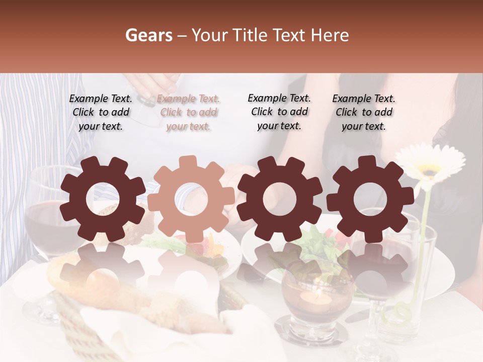 Water White Senior PowerPoint Template