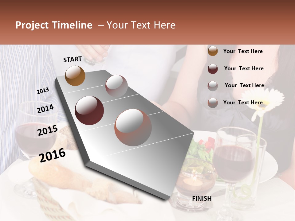 Water White Senior PowerPoint Template