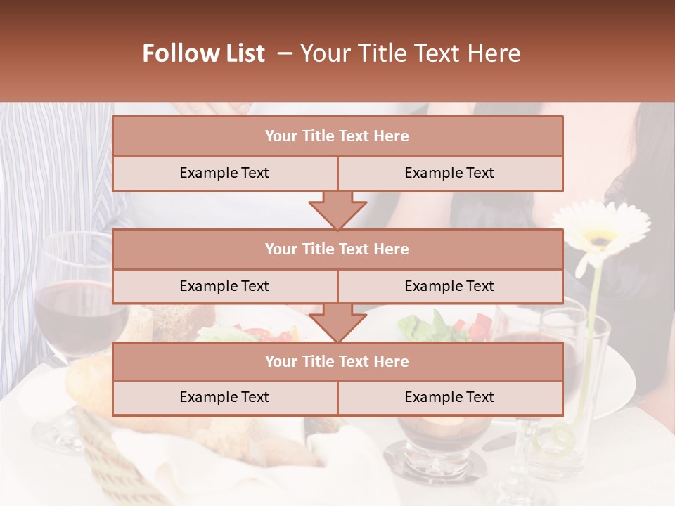 Water White Senior PowerPoint Template