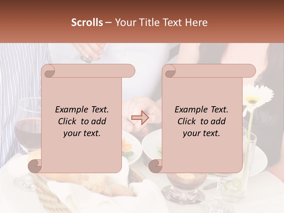 Water White Senior PowerPoint Template