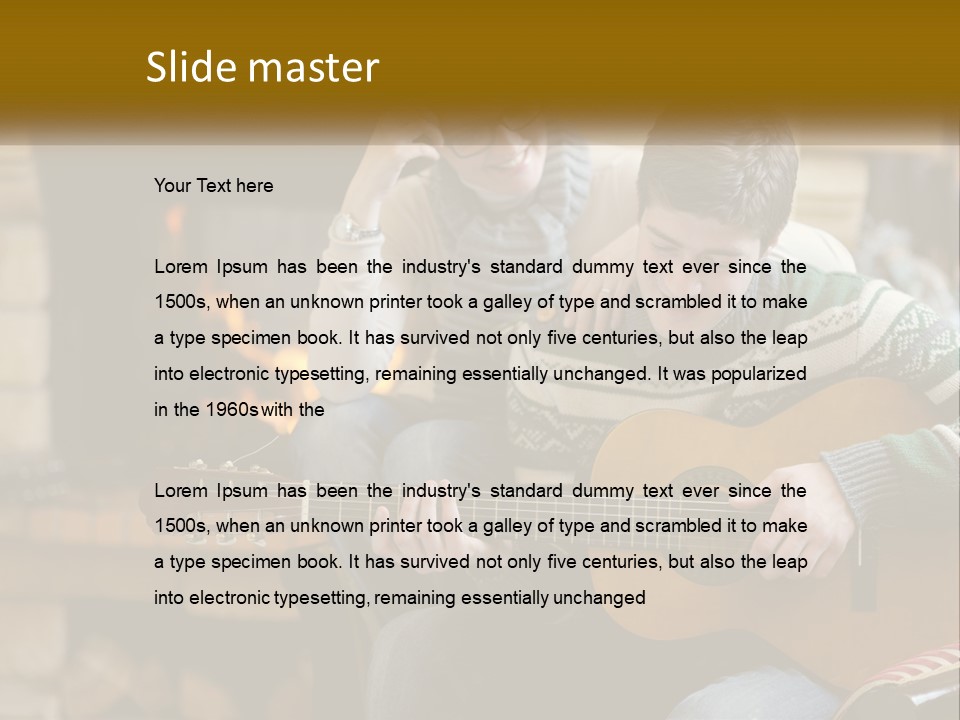 Sad Coastal Wave PowerPoint Template