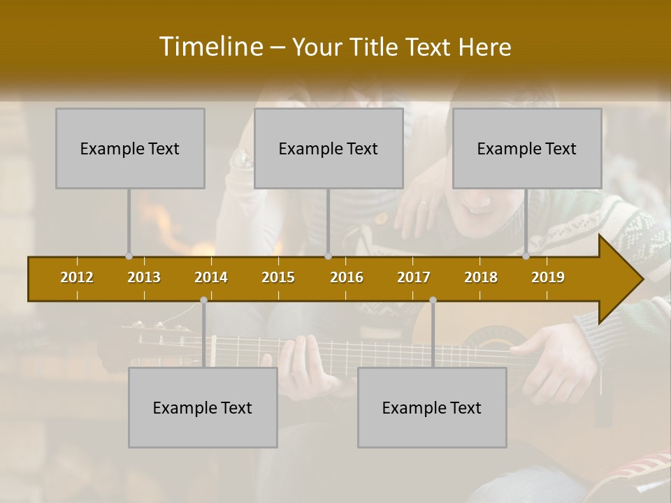 Sad Coastal Wave PowerPoint Template