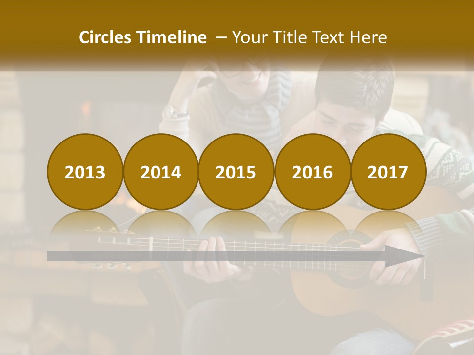 Sad Coastal Wave PowerPoint Template