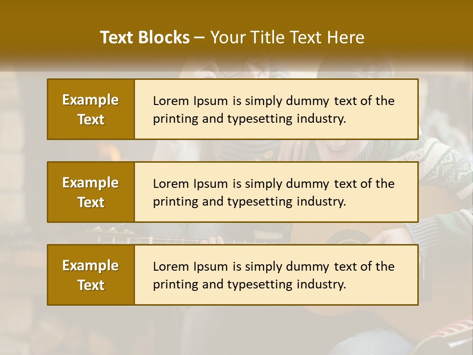 Sad Coastal Wave PowerPoint Template