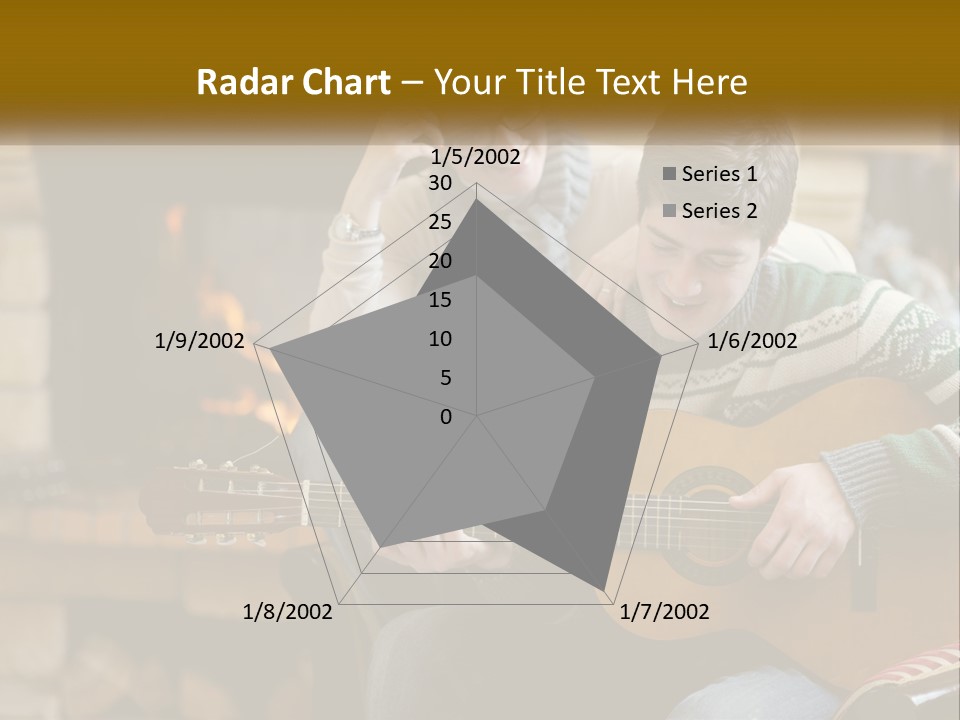 Sad Coastal Wave PowerPoint Template