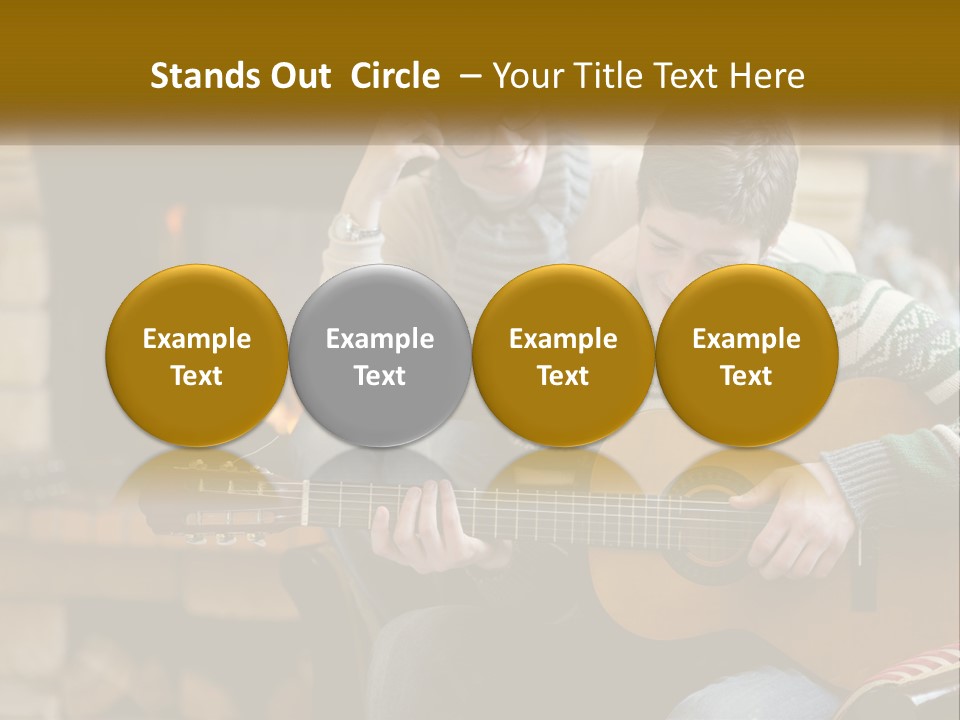 Sad Coastal Wave PowerPoint Template