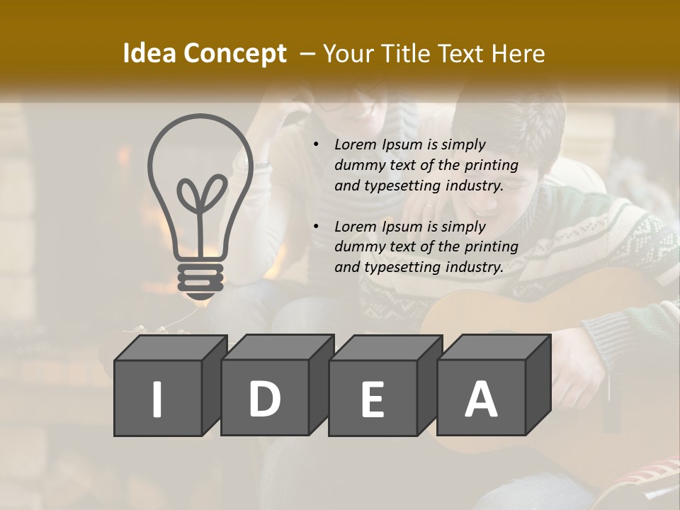 Sad Coastal Wave PowerPoint Template