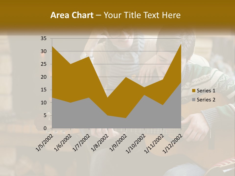 Sad Coastal Wave PowerPoint Template