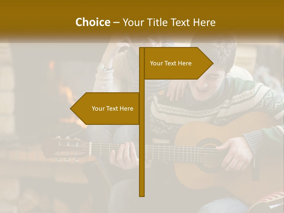 Sad Coastal Wave PowerPoint Template