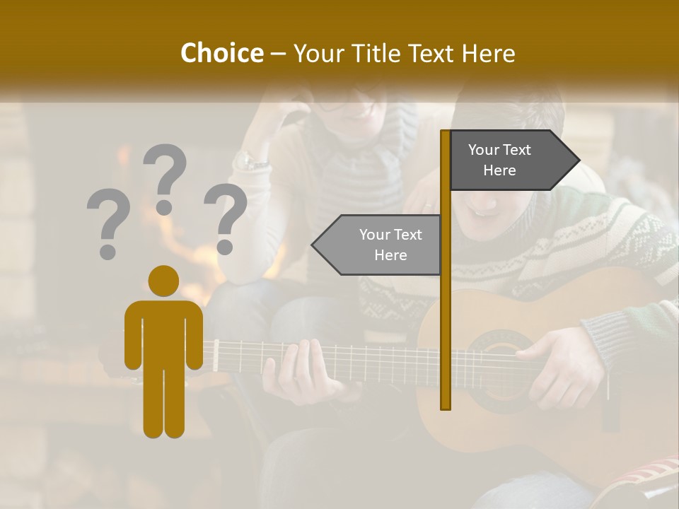 Sad Coastal Wave PowerPoint Template
