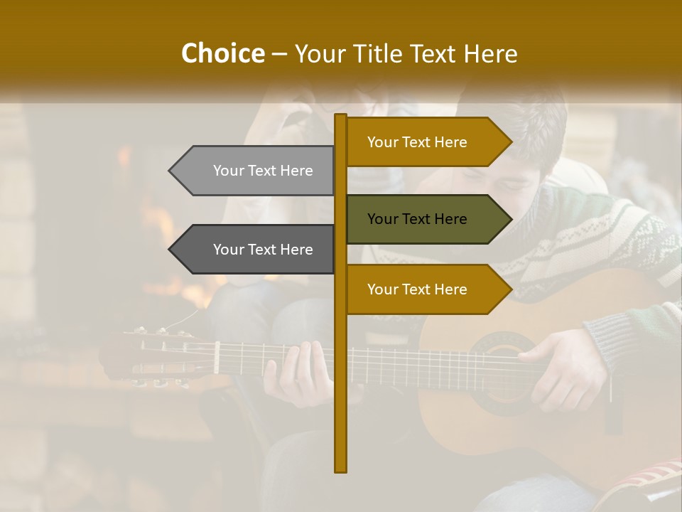 Sad Coastal Wave PowerPoint Template