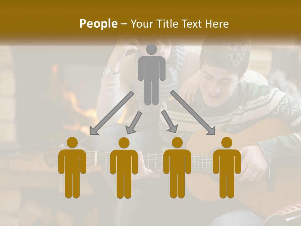 Sad Coastal Wave PowerPoint Template