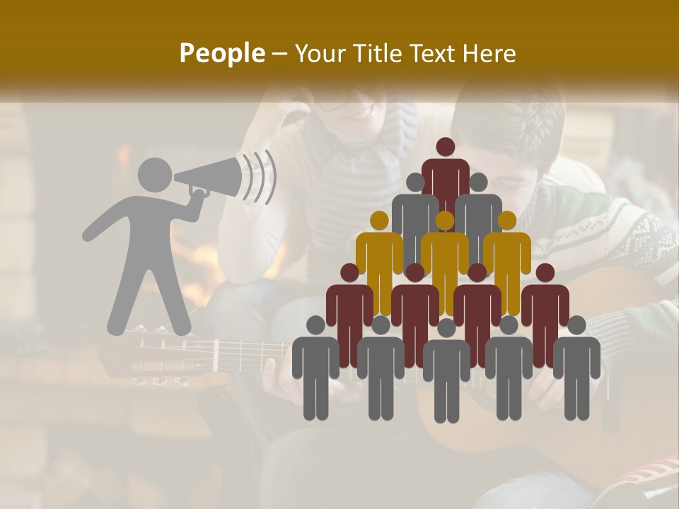 Sad Coastal Wave PowerPoint Template