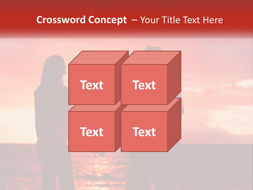 Beach Pensioner Old PowerPoint Template