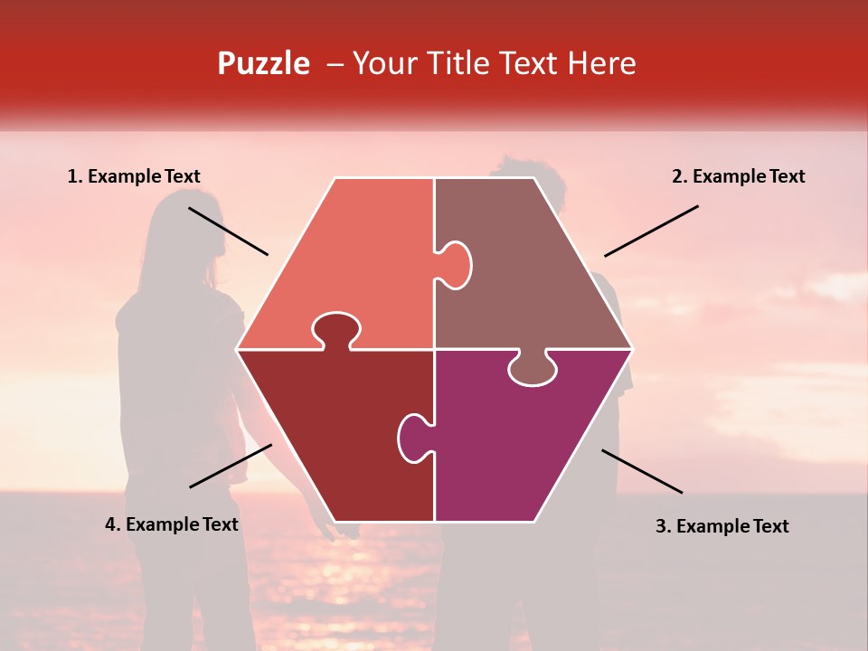 Beach Pensioner Old PowerPoint Template