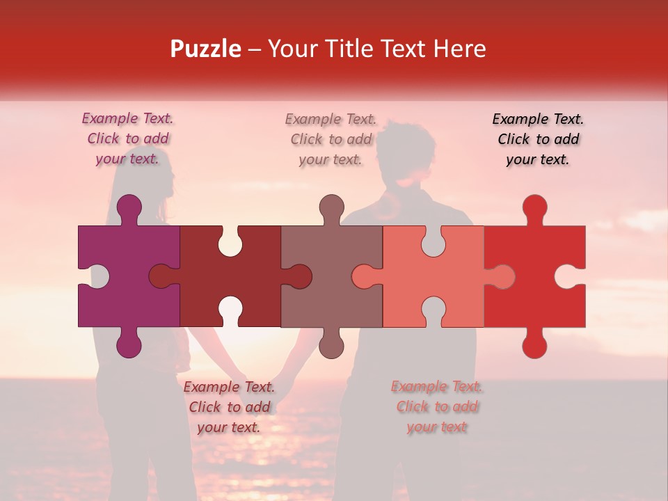 Beach Pensioner Old PowerPoint Template