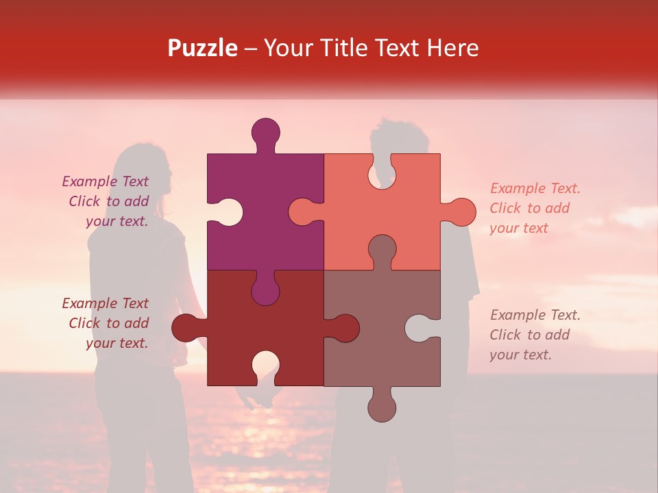 Beach Pensioner Old PowerPoint Template